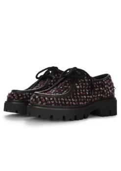 MAZE | SCHNÜRSCHUHE DORA STOCCOLMA FOUNTAIN SCHWARZ BEIGE New