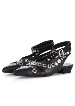 MIMMU' MIMMU' | SLINGBACK BALLERINAS VITELLO RIEMEN SCHWARZ Discount