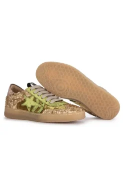MIMMU' MIMMU' | SNEAKER PAILETTES GRÜN GOLD Online