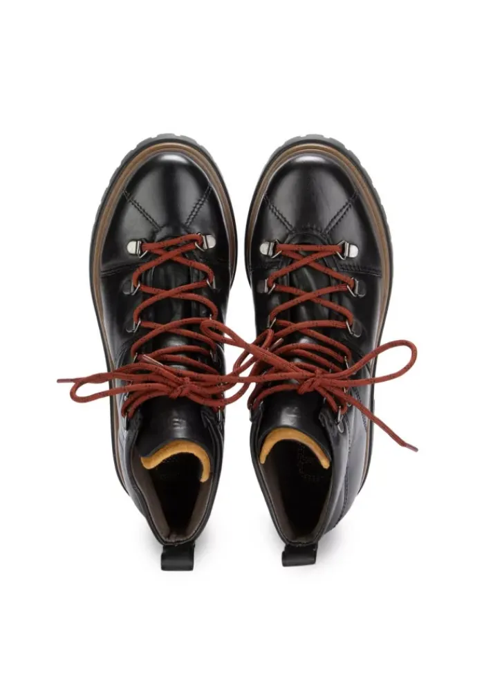 MJUS | GEPOLSTERTE STIEFELETTEN LEDER SCHWARZ Best