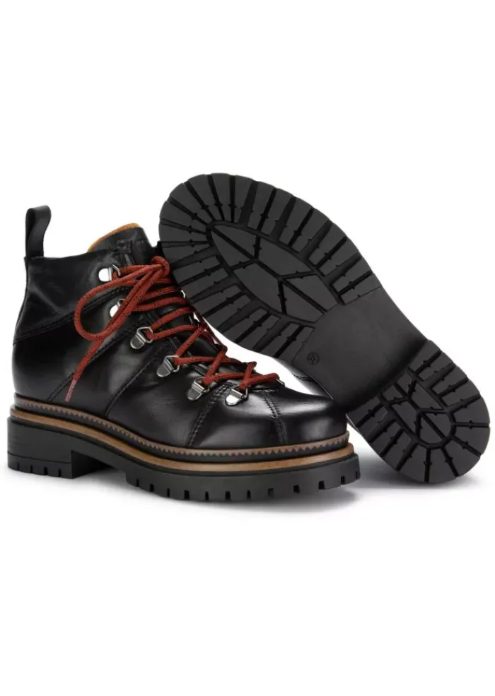 MJUS | GEPOLSTERTE STIEFELETTEN LEDER SCHWARZ Best