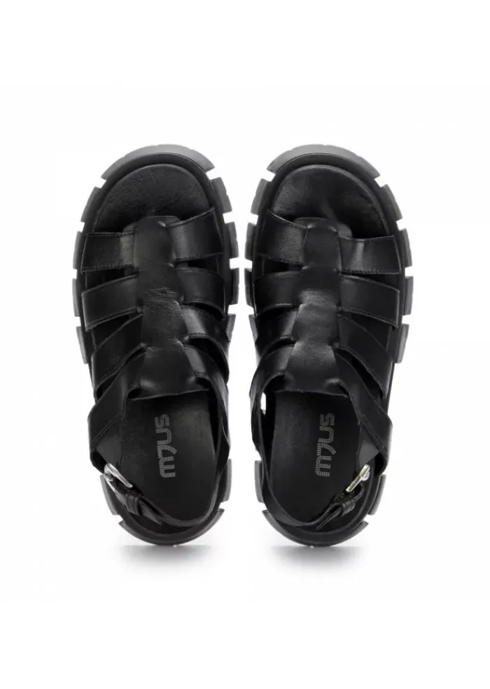 MJUS | PLATFORMSANDALEN MAXI SOHLE SCHWARZ Outlet