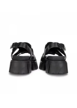 MJUS | PLATFORMSANDALEN MAXI SOHLE SCHWARZ Outlet