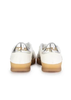 MJUS | SNEAKER SPORTY RETRO WEIß SILBER Clearance