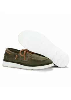 MOMA | FLACHE SCHUHE YACHT WILDLEDER MOOSGRÜN Online