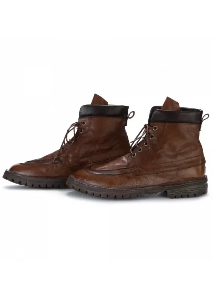MOMA | SCHNÜRSTIEFEL BUFALO LEDER CUOIO BRAUN Outlet