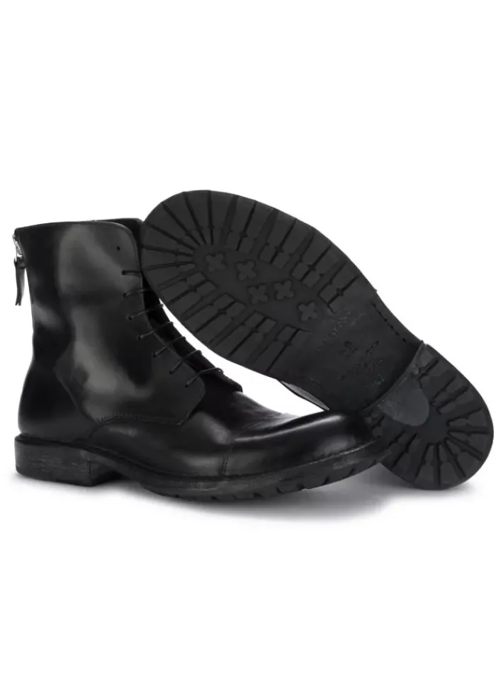 MOMA | STIEFELETTEN GEWACHSTES LEDER SCHWARZ Best