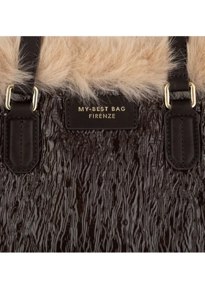 MY BEST BAG | SCHULTERTASCHE ATENA BRAUN BEIGE New