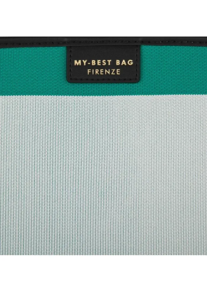 MY BEST BAG | SCHULTERTASCHE GARDEN WEISS GRÜN SCHWARZ Fashion