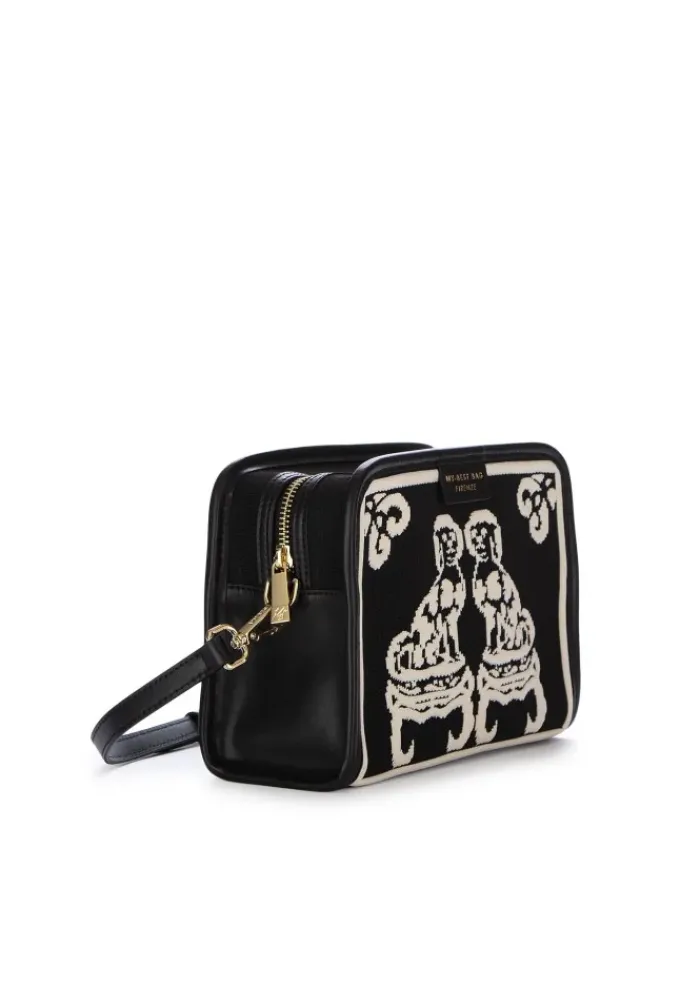 MY BEST BAG | SCHULTERTASCHE ATENA WILLOW SCHWARZ CREMEWEIß Clearance