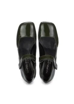 NAPOLEONI | ABSATZSCHUHE NAPLAK FLASCHENGRÜN New