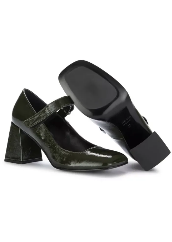 NAPOLEONI | ABSATZSCHUHE NAPLAK FLASCHENGRÜN New