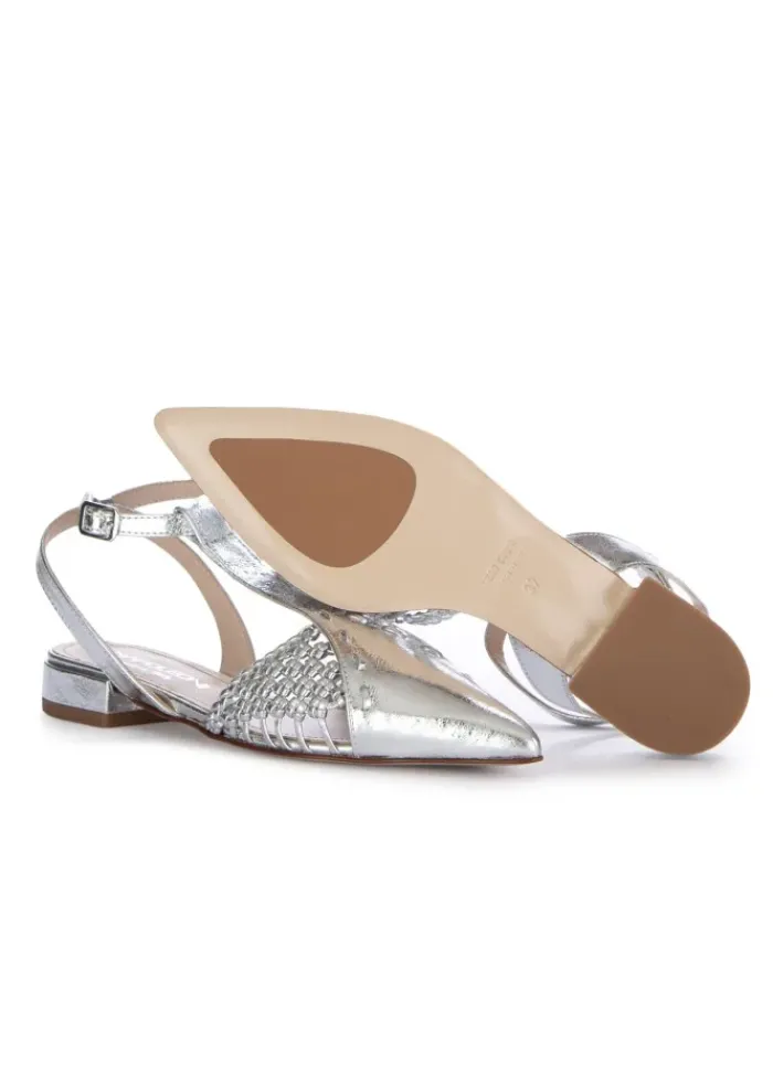 NAPOLEONI | SLINGBACK SANDALEN CRACK SILBER Online