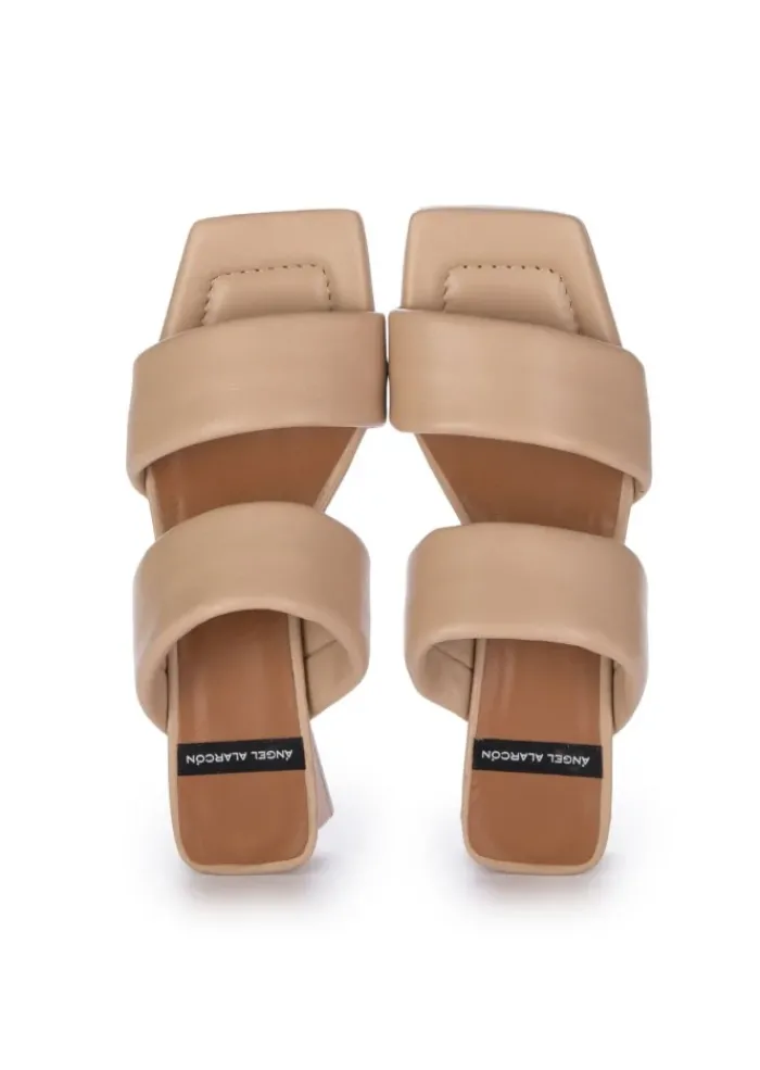 ÁNGEL ALARCÒN ÀNGEL ALARCÒN | SANDALEN MIT ABSATZ GENIE BEIGE Hot