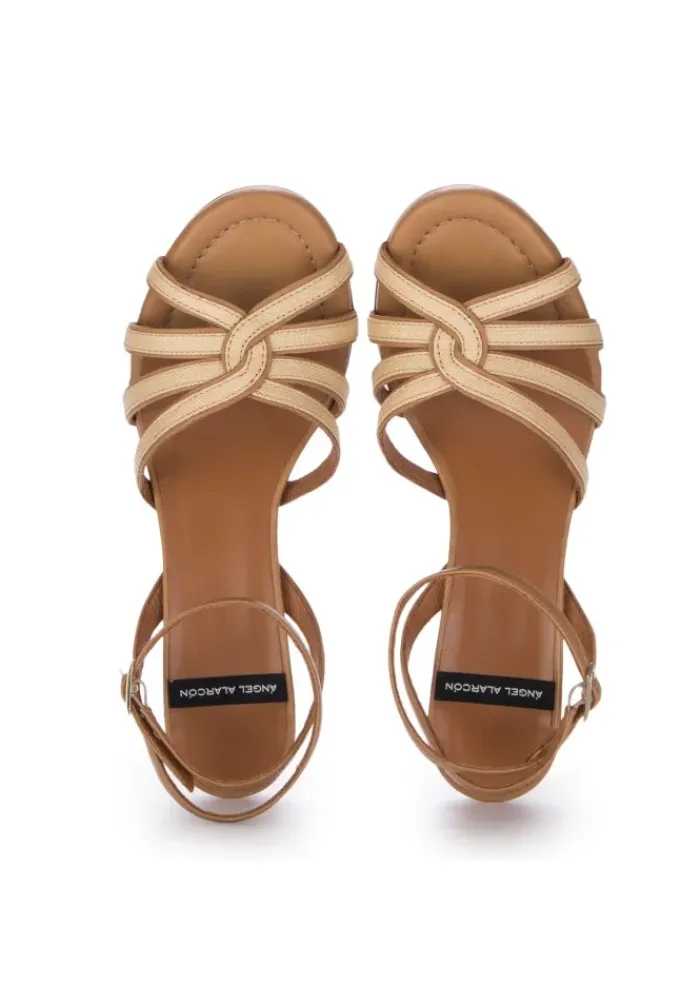 ÁNGEL ALARCÒN ÀNGEL ALARCÒN | SANDALEN MIT ABSATZ KAREN BEIGE Fashion