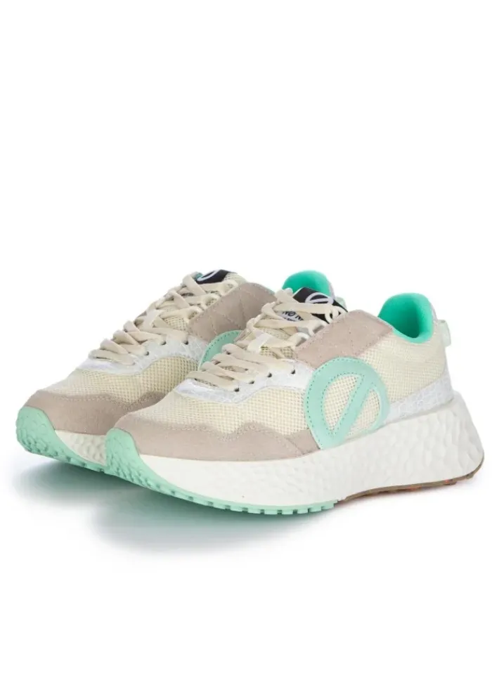 NO NAME | SNEAKER CARTER JOGGER BEIGE WASSERGRÜN Clearance