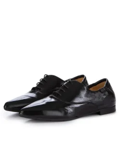 NOA | FLACHE SCHUHE SCHNÜRSENKEL VERLUX SCHWARZ Outlet