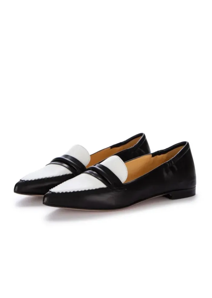 NOA | LOAFER SPITZE NAPPA SCHWARZ WEISS Hot