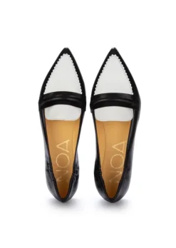 NOA | LOAFER SPITZE NAPPA SCHWARZ WEISS Hot