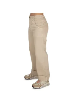 NOUMENO CONCEPT | HOSE UMGESCHLAGENER SAUM BEIGE Best