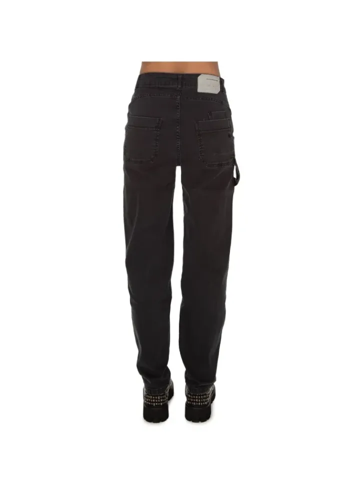 NOUMENO CONCEPT | JEANS GERADE BEIN SCHWARZ New