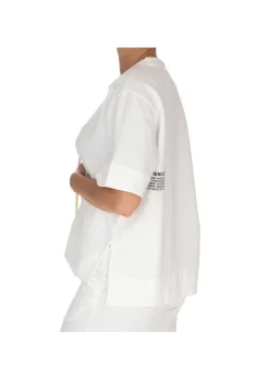 NOUMENO CONCEPT | OVERSIZE T-SHIRT MICROPRINT WEIß Online