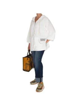 NOUMENO CONCEPT | SWEATSHIRT OVERSIZE KAPUZE WEIß Best