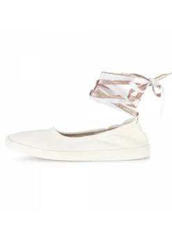 OA NON-FASHION | BALLERINAS LEICHT CALF LEDER WEIß Hot