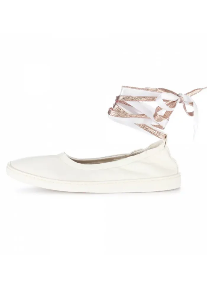 OA NON-FASHION | BALLERINAS LEICHT CALF LEDER WEIß Hot