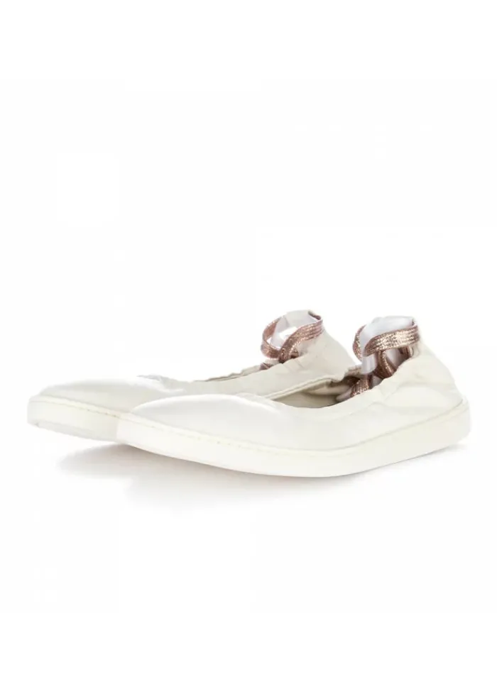 OA NON-FASHION | BALLERINAS LEICHT CALF LEDER WEIß Hot