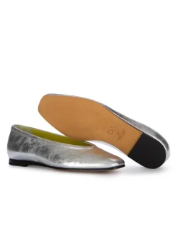 OA NON-FASHION | BALLERINAS TEO BOMBER SILBER Outlet