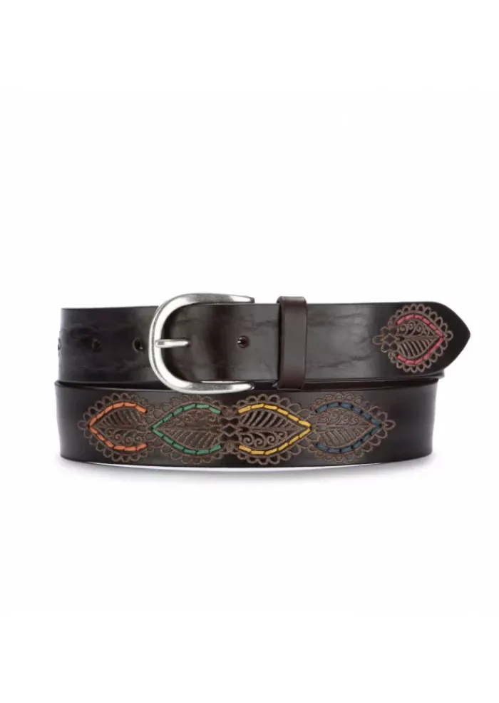ORCIANI | GÜRTEL BULL GAUCHO LEDER BRAUN Fashion