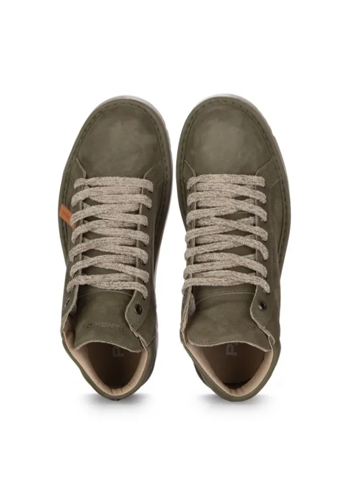 PANCHIC | HOHE SNEAKER LEDER GRÜN Hot