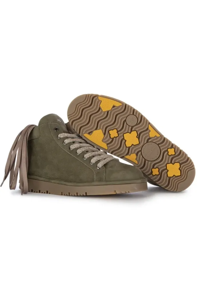 PANCHIC | HOHE SNEAKER LEDER GRÜN Hot