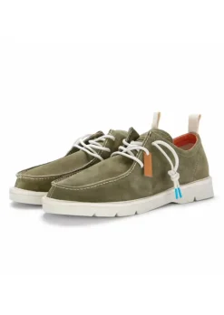 PANCHIC | SCHNÜRSCHUHE WILDLEDER SALBGRÜN Best