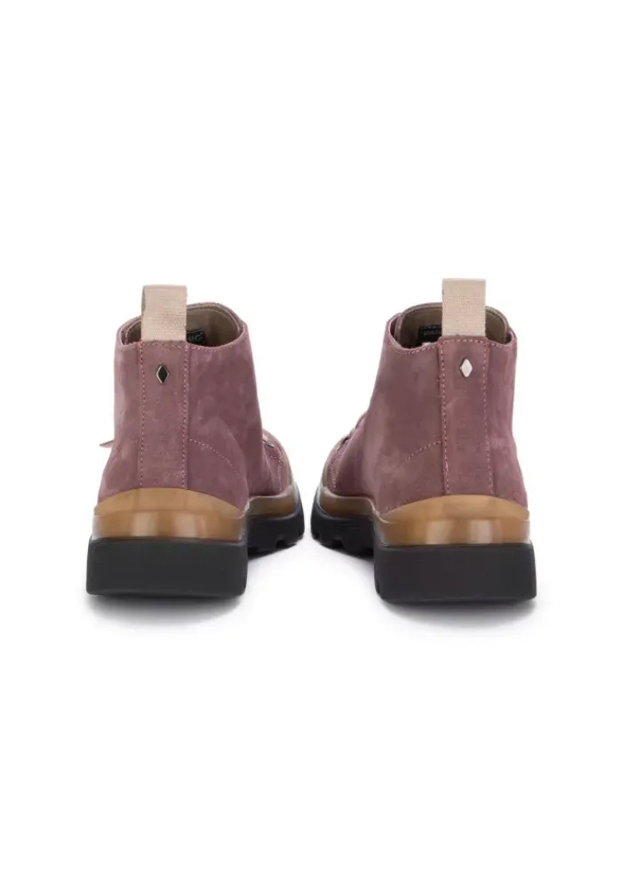 PANCHIC | SCHNÜRSTIEFELETTEN WILDLEDER VIOLETTE Hot