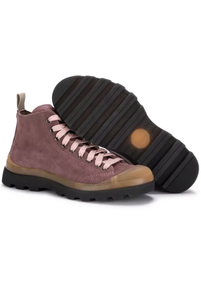 PANCHIC | SCHNÜRSTIEFELETTEN WILDLEDER VIOLETTE Hot
