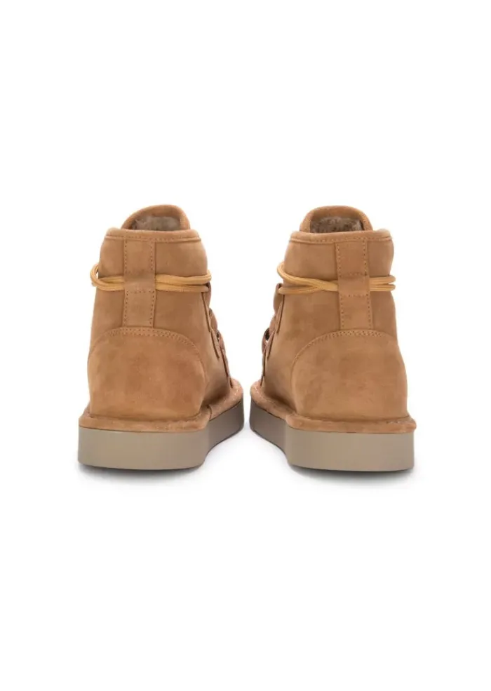 PANCHIC | SCHNÜRSTIEFELETTEN WILDLEDER HELLBRAUN Clearance