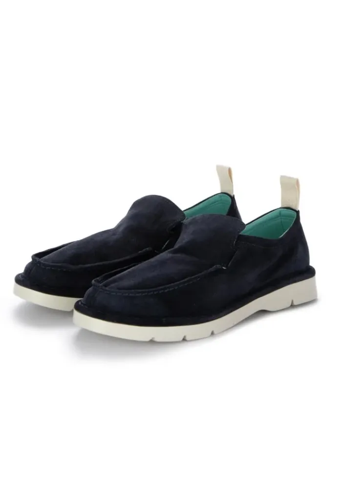PANCHIC | SLIP ON WILDLEDER BLAU NACHT Discount