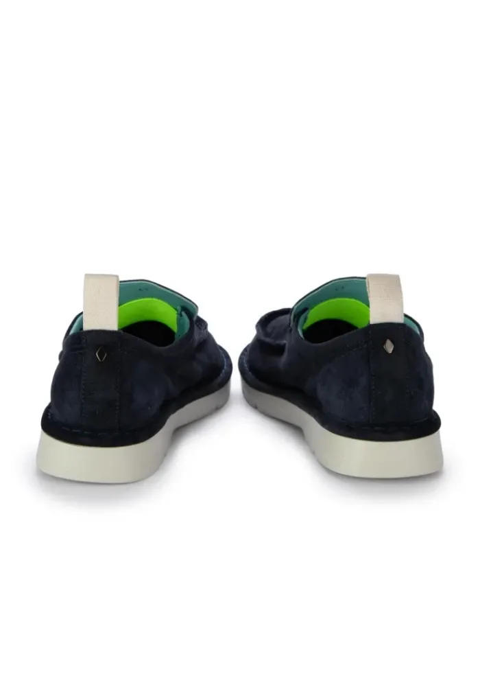 PANCHIC | SLIP ON WILDLEDER BLAU NACHT Discount