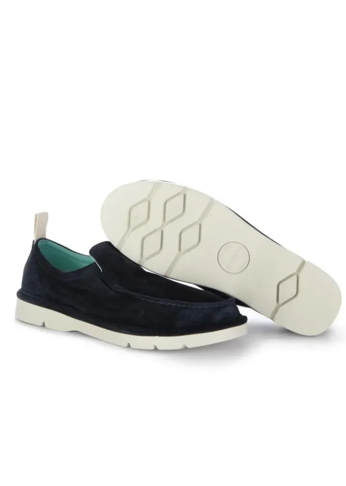 PANCHIC | SLIP ON WILDLEDER BLAU NACHT Discount
