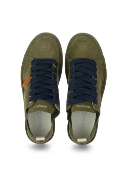 PANCHIC | SNEAKER WILDELEDER GRÜN BLAU New
