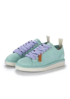 PANCHIC | SNEAKER WILDLEDER WASSERGRÜN New