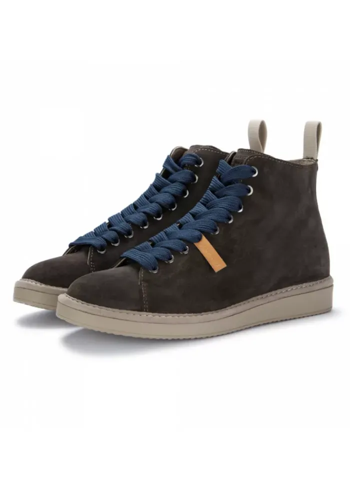PANCHIC | STIEFELETTEN AUS WILDLEDER BLAU BRAUN Fashion