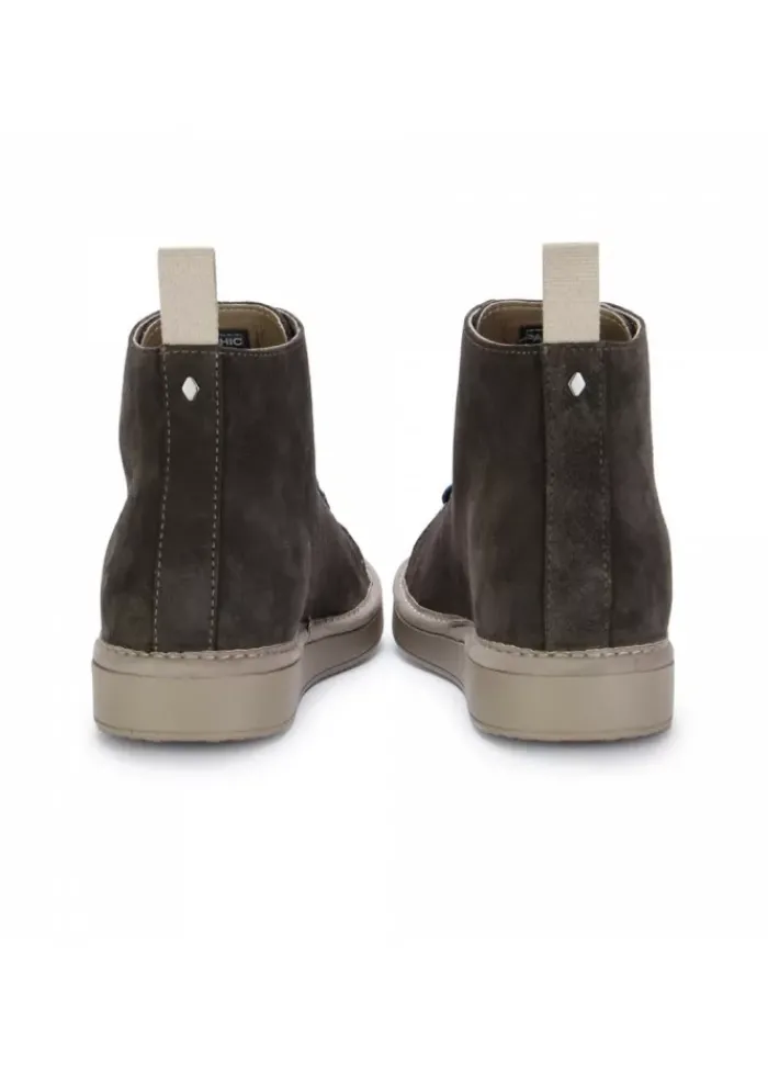 PANCHIC | STIEFELETTEN AUS WILDLEDER BLAU BRAUN Fashion