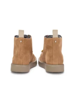 PANCHIC | STIEFELETTEN HELLBRAUNES WILDLEDER GELBE SCHNÜRSENKEL Online