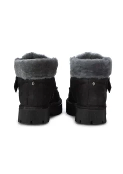 PANCHIC | STIEFELETTEN LEDER RIEMEN SCHWARZ Hot