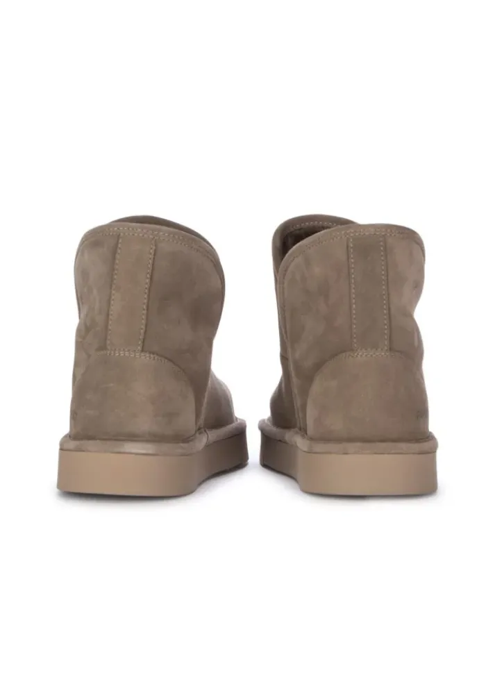 PANCHIC | STIEFELETTEN WILDLEDER GRAU Clearance