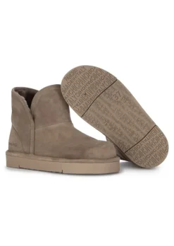 PANCHIC | STIEFELETTEN WILDLEDER GRAU Clearance