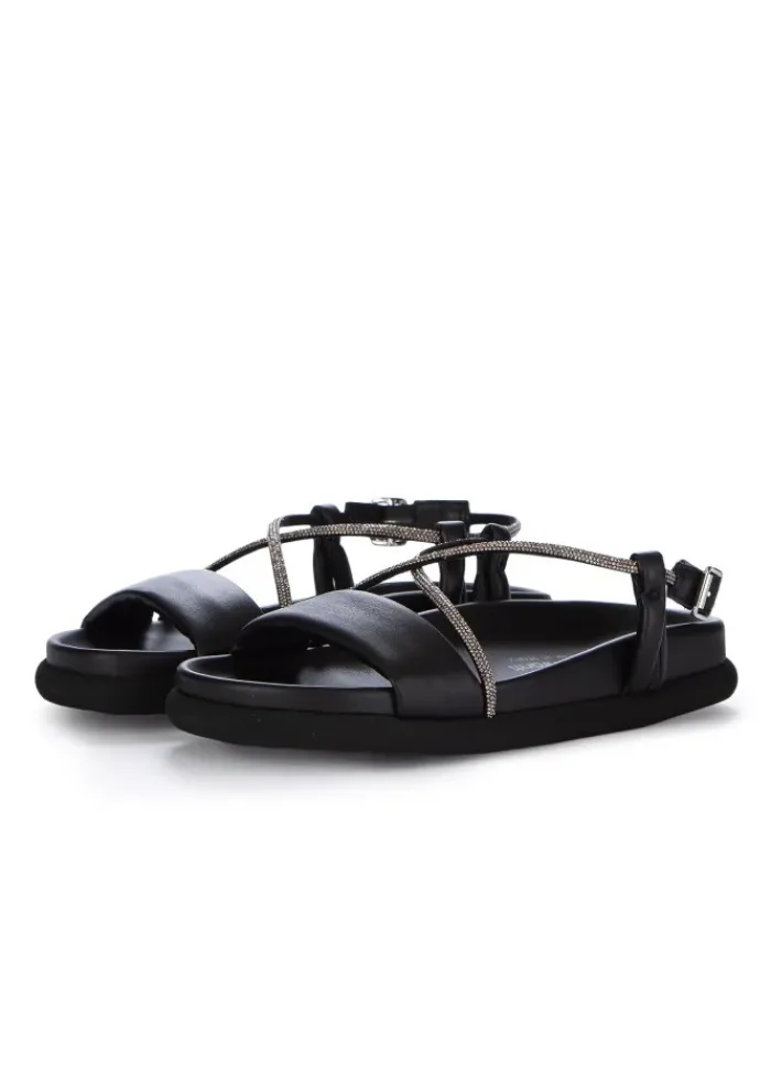 PATRIZIA BONFANTI | SANDALEN JIL STRASS NEW DREAMER SCHWARZ Hot